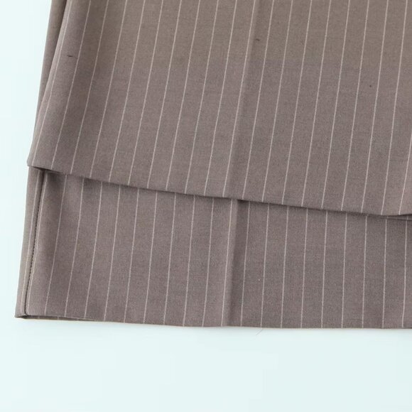 NWT! ZARA Woman Double Belt Pinstriped Belted Dress Pants Trousers | Size M - Picture 11 of 13